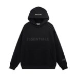 Black Essential Hoodie