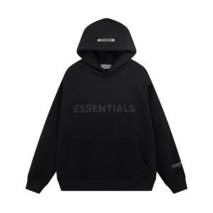 Black Essential Hoodie