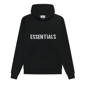 Black Essentials Hoodie