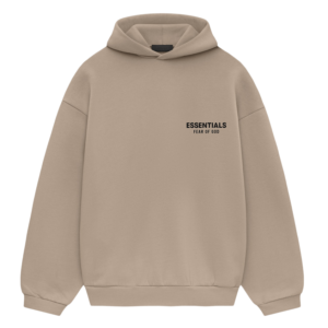 Dusty Beige Essentials Hoodie