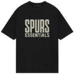 SPURS ESSENTIALS Black T Shirt