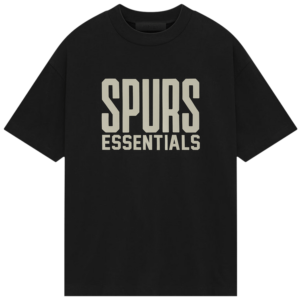 SPURS ESSENTIALS Black T Shirt
