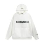 White Essentials Hoodie